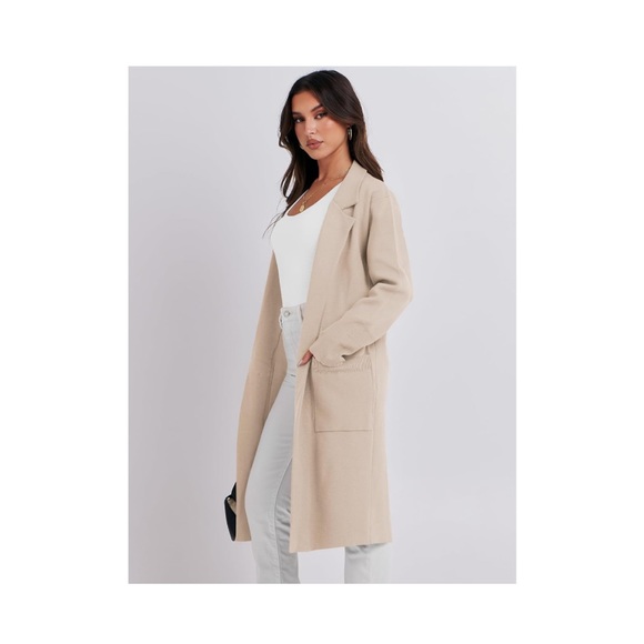 Oversized Cardigan Knit Blazer - Picture 2 of 4